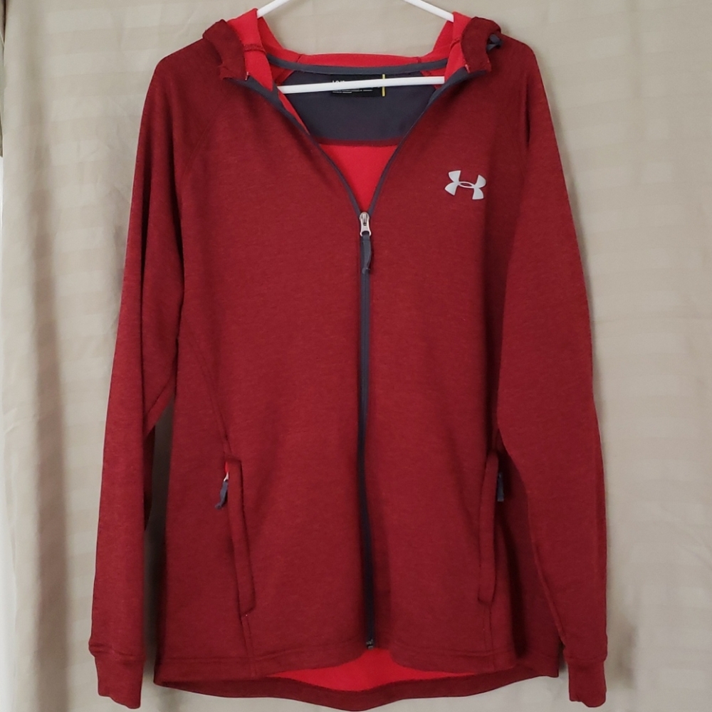 Under Armour Red Zip-Up Jacket